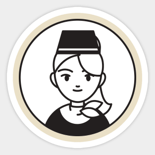 Flight Attendant Sticker